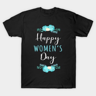 Happy International Womens Day 2023 Flowers Girl Women T-Shirt